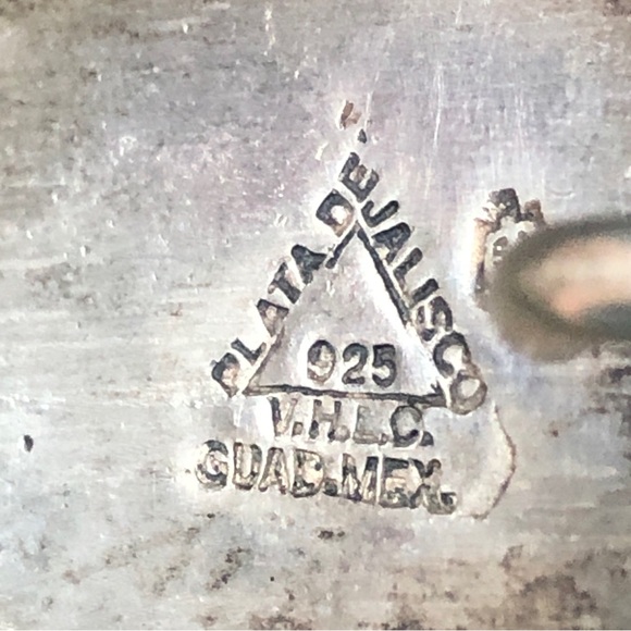 Vintage Sterling Silver Turquoise Aztec Mayan Belt Buckle Mexico - Picture 12 of 16